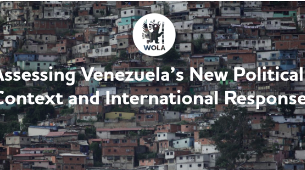Event Sept. 29: Assessing Venezuela’s New Political Context and International Responses