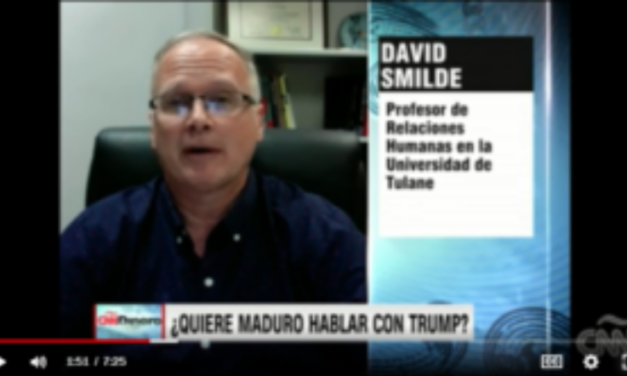 David Smilde on CNN Español: Why Maduro Wants to Meet with Trump