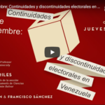 Las elecciones regionales en Venezuela: conversación con Colette Capriles y David Smilde
